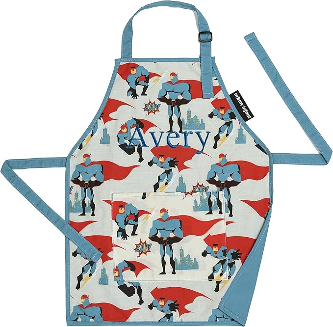 Urban Infant Little Helper Kids Apron - Children's Cooking Art Gardening - Great Gift for Toddler Boys and Girls