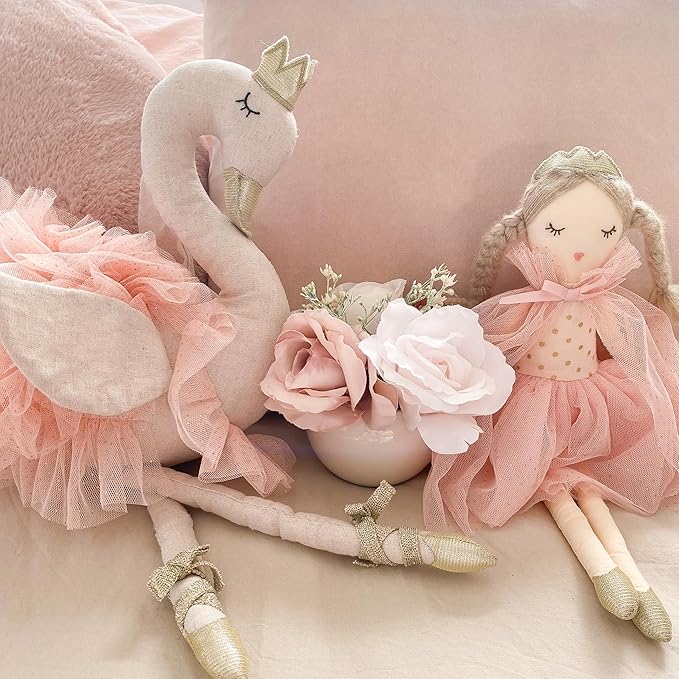 MON AMI Princess Madeline Stuffed Doll - 15”, Plush Doll for Girls, Use as Toy or Room Decor, for Kids of All Ages