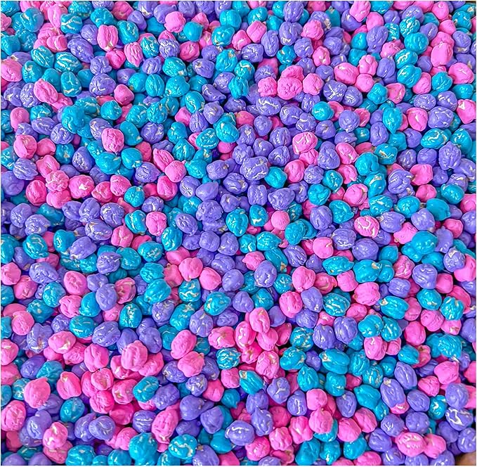 Colored Chickpeas for Sensory Play and Sensory Bins - Many Different Seasonal Colors (2 Cups, Unicorn)