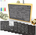 Piggy Bank for Adults Kids, Wooden Coin Bank for Boys and Girls, Cash Vault Money Saving Box with Counter $10000 $5000 $3000 $1000 Savings Challenge Money Box with Money Target and Numbers (Wood Box)