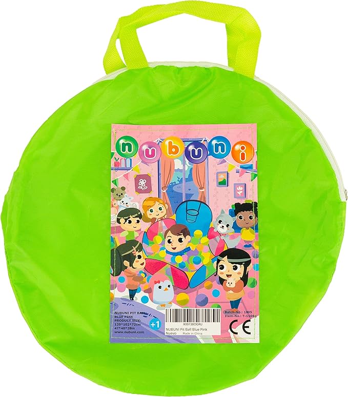 Ball Pool for Toddlers | Kids Ball Pit | Ball Pit for Babies | Piscina de Pelotas para Bebes |Playpen with Basketball Hoop and Zipper Storage Bag, 4 Ft/120CM E : Balls NOT Included