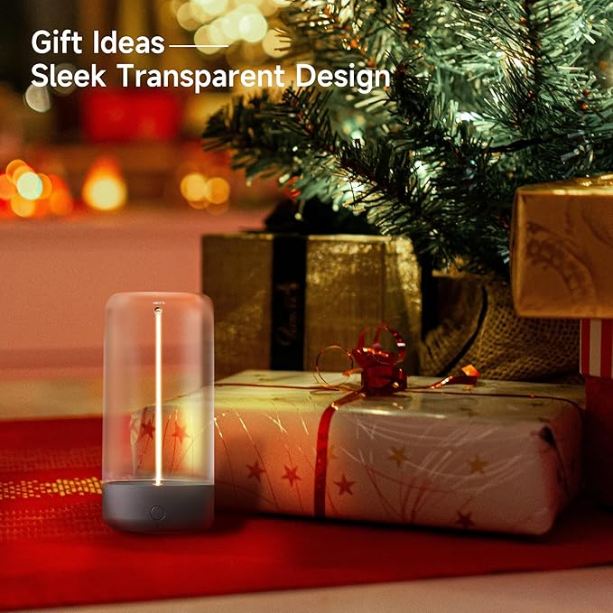 AUGE LIGHT Mini Minimalist Table Lamp Cordless LED Desk Lamp Rechargeable Modern Night Lights Portable Nightstand Lamps Unique Ambient Light Mood Lighting for Bedroom, Beside, Nursery