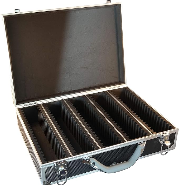 Ursae Minoris Elite Black Aluminum Box for 100 Certified or Certified-Style Coin Holders NGC, PCGS, ANACS, Elite, Lighthouse, BCW