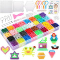 Non-Iron Fuse Beads Kit 3220 Pcs Beads in 32 Colors Unlimited Creativity Starter Kit
