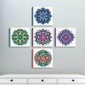 ArtPops Coloring Boxes – Pop-Up Pre-Printed Coloring Box Set – DIY Wall Art Kit for Teens & Adults – Eco-Friendly, Easy to Hang, No Frame Needed – 5-Pack, Mindful Mandalas