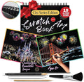Scratch Art Book for Adults - Colorful City Series Scratch Art | Scratch Painting Foil Art for Adults | Scratch and Sketch City Series Books | Foil Engraving Scratch Art Adult (City Series)