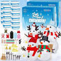 20 Pack Snowman Kit, DIY Christmas Craft for Kids, Build a Snowman Kit Indoors Decorations, Creative Air Dry Clay Modeling Crafts Kit for School Winter Party Activities, Christmas Perfect Kids