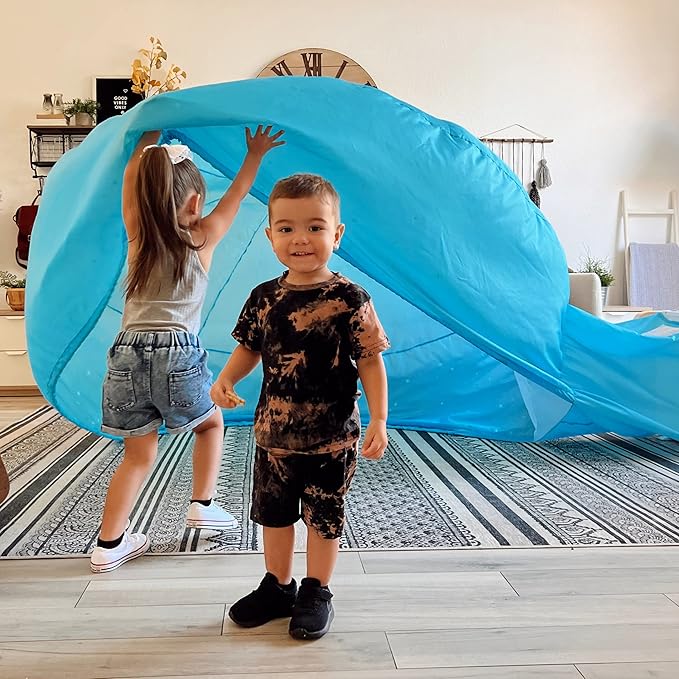 The Original Patented AirFort - Build A Fort in 30 Seconds, Inflatable Fort for Kids, Play Tent for 3-14 Years, A Playhouse Where Imagination Runs Wild, Fan not Included (Constellation)
