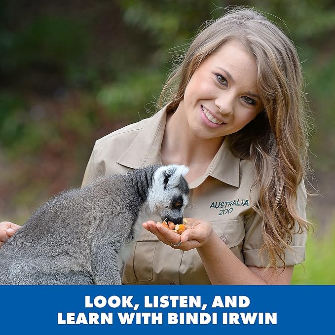 Educational Insights GeoSafari Jr. Talking Globe Featuring Bindi Irwin - Interactive Globe for Children, World Map for Kids, Classroom Geography Resources & Gifts for Boys and Girls Ages 4+