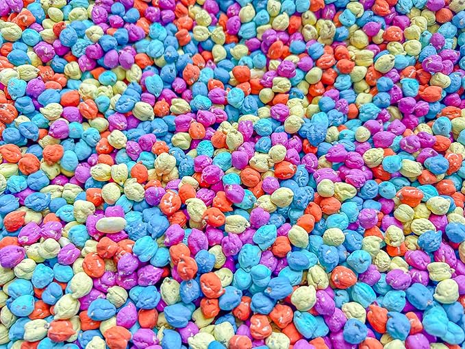 Colored Chickpeas for Sensory Play and Sensory Bins - Many Different Seasonal Colors (2 Cups, Summer 2)