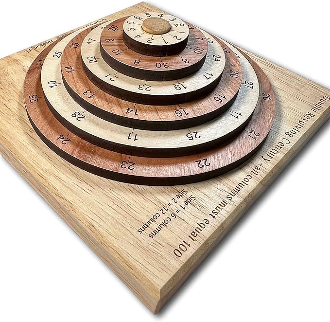 Creative Crafthouse Revolving Double Century Puzzle - Very Challenging Brain Teaser for Adults