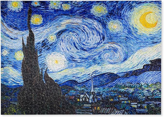 Starry Night by Van Gogh | Traditions by Mosaic Puzzles - 1000 Piece Puzzle