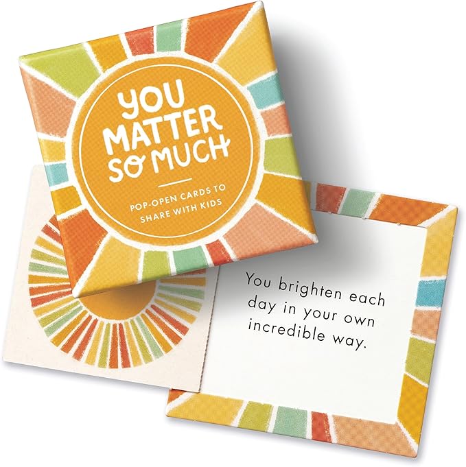 Compendium ThoughtFulls for Kids — You Matter So Much — 30 Pop-Open Cards to Share with Kids, Each with a Different Inspiring Message Inside