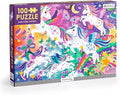 Mudpuppy Unicorn Magic – 100 Piece Jigsaw Puzzle with Colorful and Fun Illustrations of Sparkling Unicorns for Children Ages 5 and Up