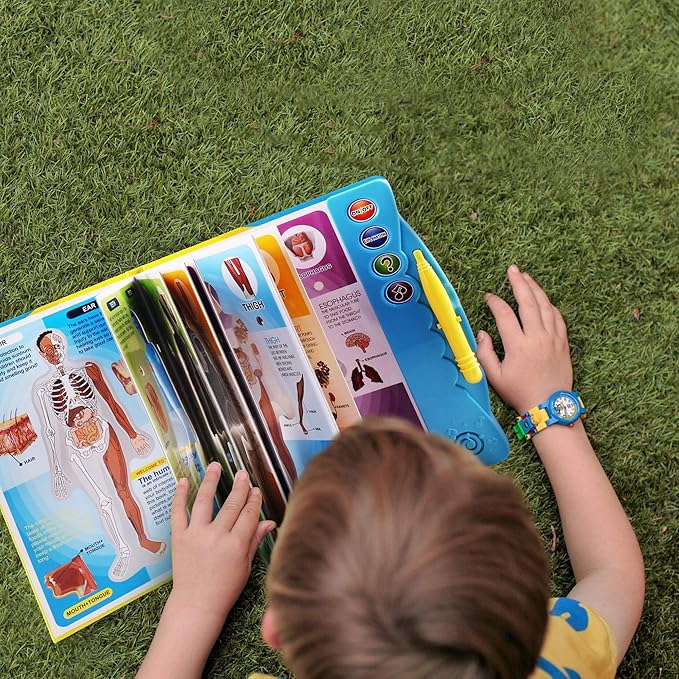 Human Body Book for Kids. Anatomy Book for Kids with Illustrated and Voice Guide to Different Parts of Body.This Human Body Activity and Science Book Makes Learning Fun.