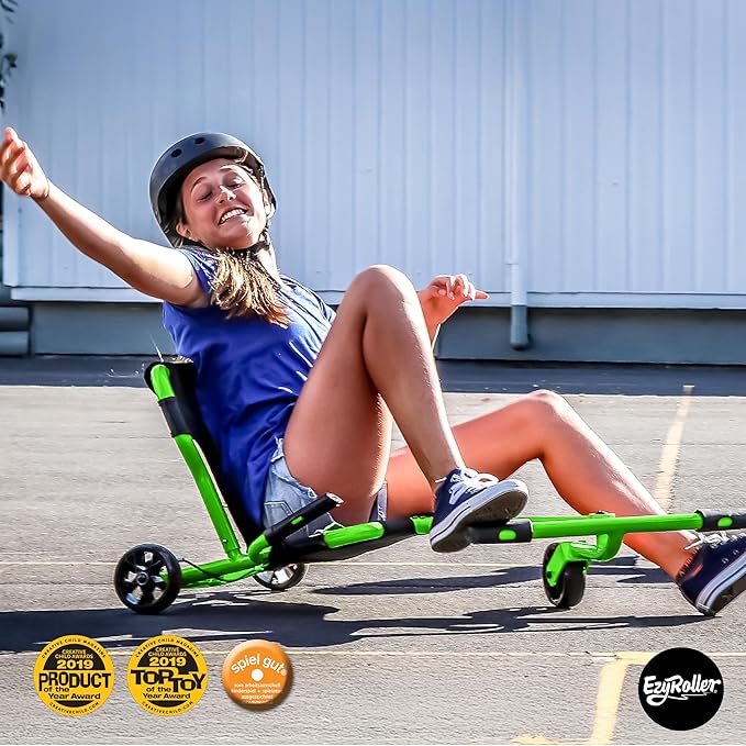 EzyRoller New Pro-X Ride On Toy for Kids and Adults - Green