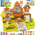 Magnetic Blocks - Build Mine Magnet World Magic World Adventure Set, 1’’ Magnet Cubes Kids Sensory Toys for Kids Age 3-5 5-7 8-12, Building Blocks Gift for 3 4 5 6 7 8 9 10 Year Old Boys & Girls