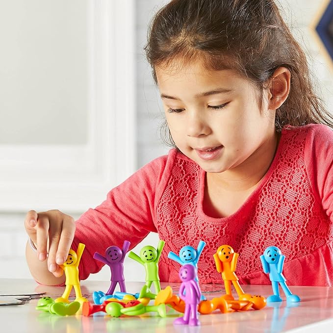 Learning Resources All About Me Feelings Activity Set - Emotional Regulation Tools for Kids, Preschool Classroom Must Haves, Social Skills Activities, People Figurines, Toddler Emotions Gifts