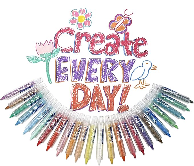 Wonder Stix Pastel Colors Dustless Chalk Crayon 12 pack