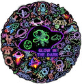 52 Pcs Neon Astronaut Stickers for Kids Glow in The Dark, Waterproof Space Sticker for Water Bottle, Vinyl Laptop Decals for Teens Girls Boys, Students Adults Sticker Pack
