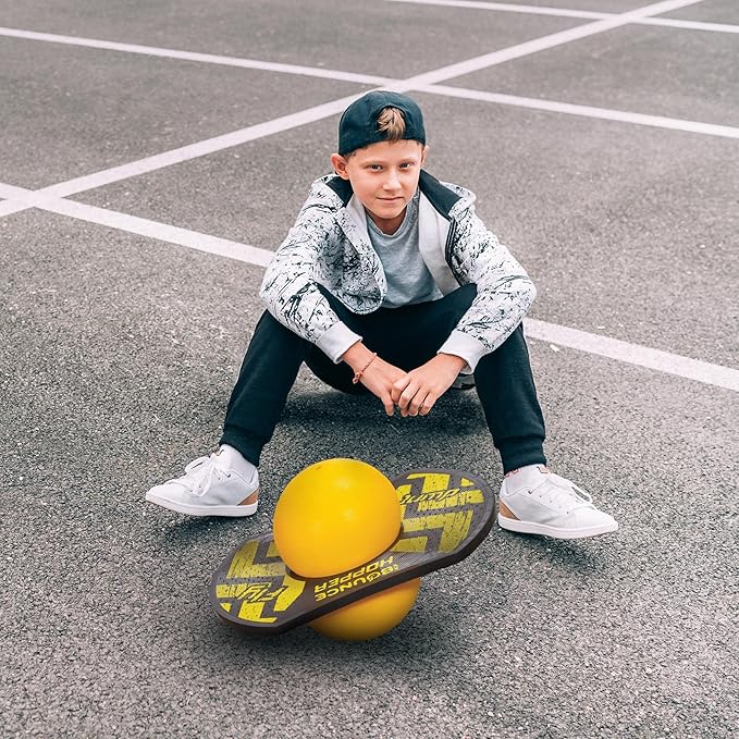 New Bounce Pogo Ball for Kids – Trick Pogo Board for 7, 8, 9, 10 Year Old Boys, Outdoor Birthday Gifts - Pogo Balance Bounce Ball
