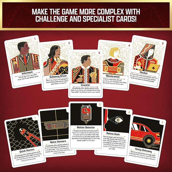 Thames & Kosmos The Gang | Co-operative Poker | Family Game Night | Strategy Game | Ages 10+