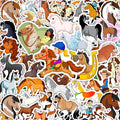 BulbaCraft 100Pcs Horse Stickers, Vinyl Horse Decals for Girls, Pony Party Favors, Gifts for Women & Men