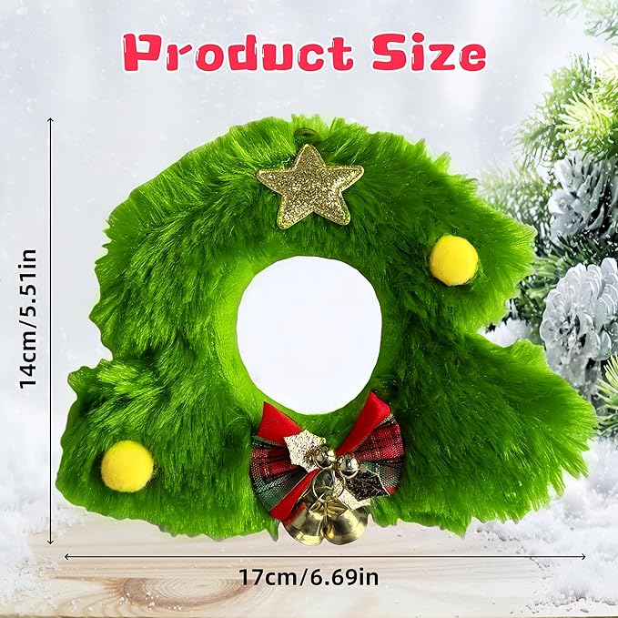 17cm Dolls Clothes Set, Christmas Tree Decor Dolls Clothes Outfit, Adorable Dress Up Clothing Set for Doll Accessories, Christmas Decor Gifts for Kids & Girls (No Doll