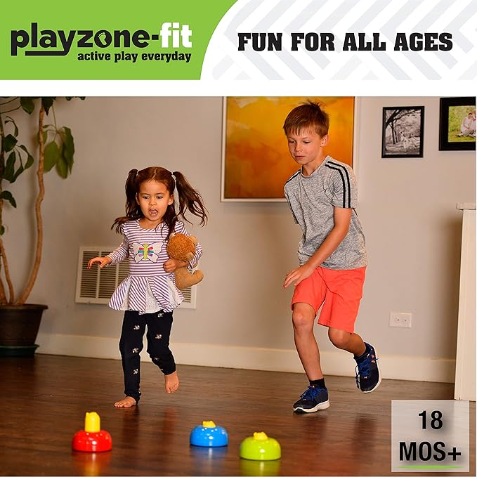 Playzone-fit Wack-a-Tag - Set of 3 Colorful Whack a Mole Pop Up Toys - Great Indoor & Outdoor Active Play Toys for Toddlers and Kids Ages 18 Months+