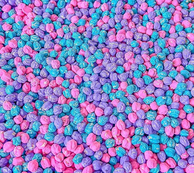 Colored Chickpeas for Sensory Play and Sensory Bins - Many Different Seasonal Colors (4 Cups, Unicorn)