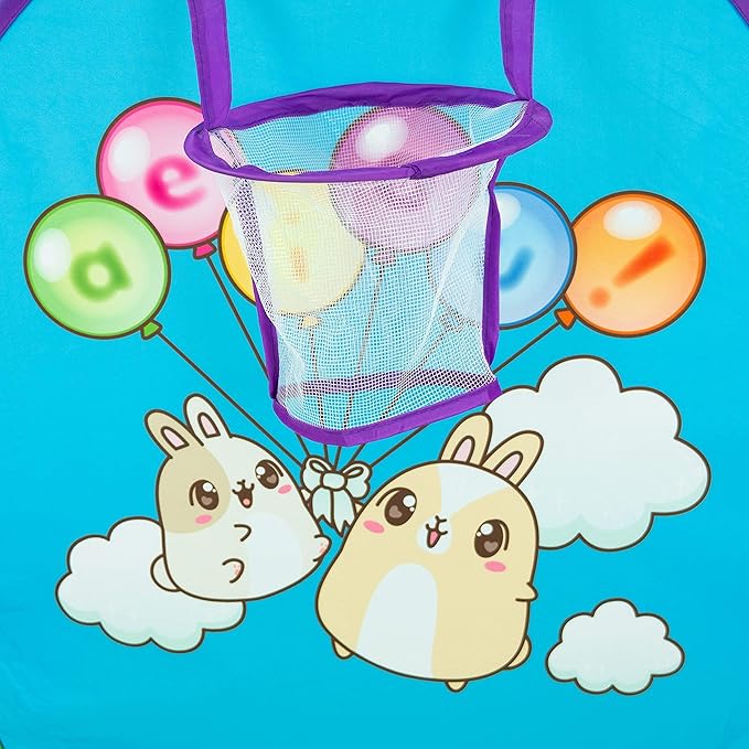Ball Pool for Toddlers | Kids Ball Pit | Ball Pit for Babies | Piscina de Pelotas para Bebes |Playpen with Basketball Hoop and Zipper Storage Bag, 4 Ft/120CM E : Balls NOT Included