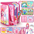 JoyCat Travel Toys for Toddlers 1-3, Princess Busy Book – Busy Book for 1 Year Old, Dress-Up, Unicorn & Castle Play –Quiet Toy Fine Motor Skills, Birthday Gift Girls