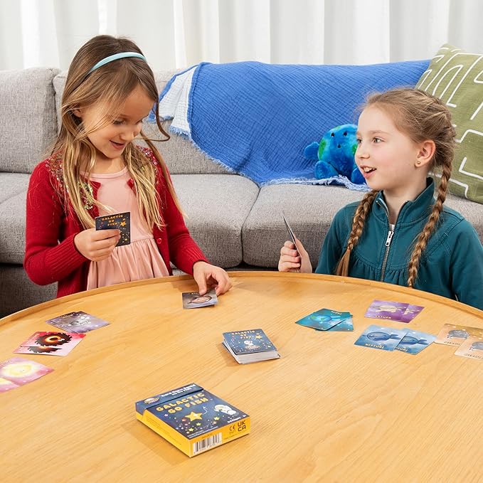 Celestial Buddies Galactic Go Fish Card Game | Space-Themed Fun Educational Game for 2-4 Players, Kids Ages 3+ | STEM Learning, Planets & Space Exploration