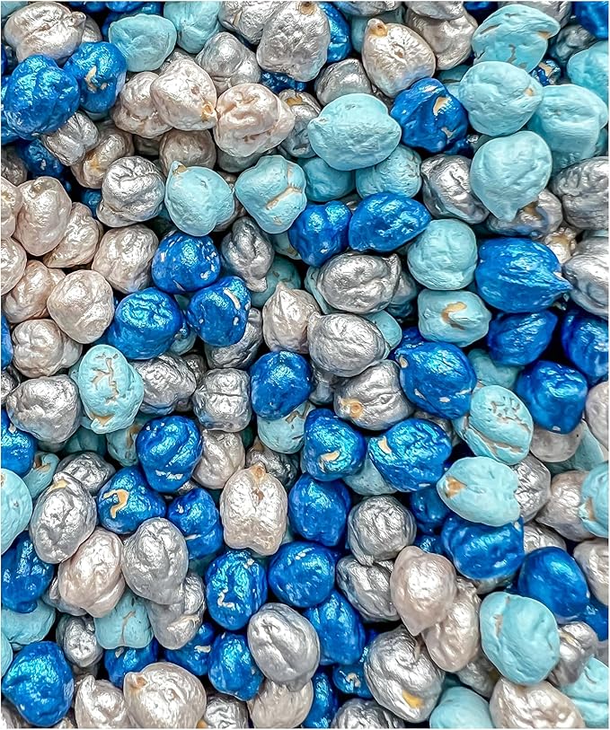 Colored Chickpeas for Sensory Play and Sensory Bins - Many Different Seasonal Colors (4 Cups, Winter 2)