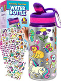 PURPLE LADYBUG Decorate Your Own Water Bottle Kit - Gifts for Girls Ages 4-8 Years Old Birthday, Little Girl Gifts, Kids Water Bottle for School, Christmas Gift for Girls