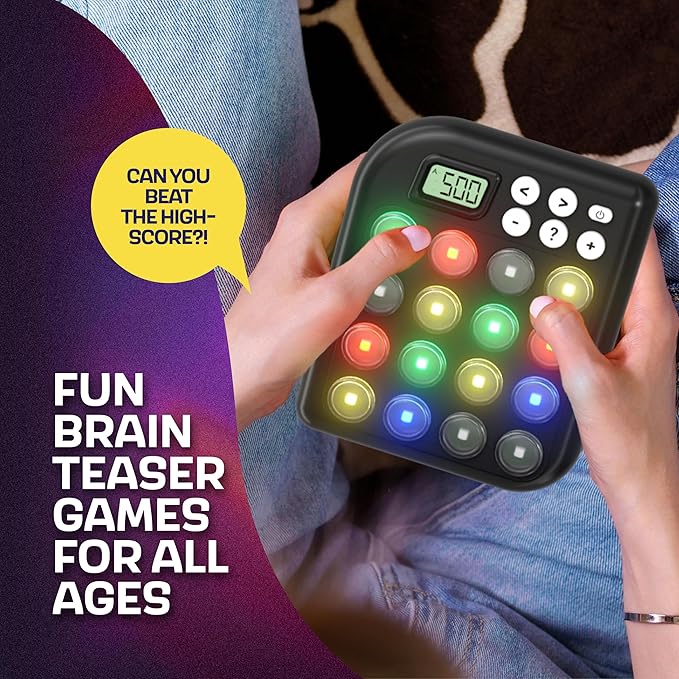 Croove Brain Teasers & Memory Game, 6 Fun Games for Kids, Cool Stocking Stuffers Toys, Unique for Teens, Best Activities for Boy, Gift Ideas for Boys & Girls Ages 6-8 9 10 11+ Year Old