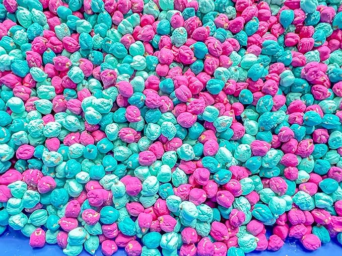 Colored Chickpeas for Sensory Play and Sensory Bins - Many Different Seasonal Colors (4 Cups, Summer 1)