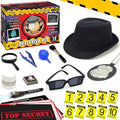 Spy Kit for Kids Detective Fingerprint Toys for 6 7 8 9 10 11 12 Year Old Boys Girls Secret Agent Investigation Science Set