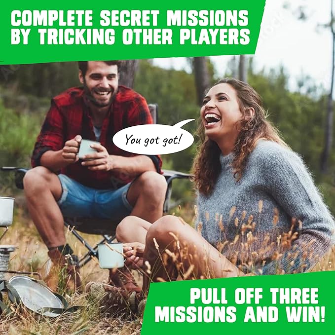 Big Potato Don’t Get Got: Outdoor Edition | Award Winning Secret Missions Party Game for Adults and Family