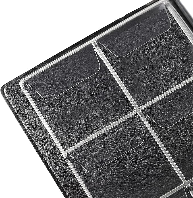 Coin Collection Album 60 Pockets - 4.5x4.5cm/1.8x1.8 inch Coin Holder Book Coin Storage Album Money Penny Pocket for Collectors Blue CS0106BL