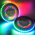 TOSY Flying Disc - 16 Million Colors RGB or 36 LEDs, Extremely Bright, Smart Modes, Camping Essentials for Teens/Kids/Adults/Men/Boys/Girls, Auto Light Up, Rechargeable, Waterproof, 175g