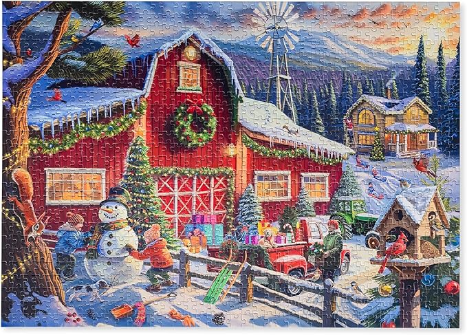 Countryside Christmas | Traditions by Mosaic Puzzles - 1000 Piece Puzzle