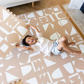 Lillefolk Baby Play Mat for Floor – 6x8ft Terracotta | Soft Non Toxic Premium EVA Foam Tiles for Tummy Time, Crawling & Playroom – Waterproof Interlocking Floor Mat for Babies & Toddlers (12 Tiles)