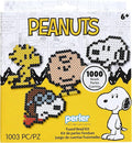 Perler 80-57193 Peanuts Snoopy and Friends Fused Bead Craft Activity Kit with Four Patterns, Multicolor, 1003 Pieces