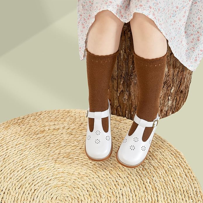 Felix & Flora Toddler Little Girl Mary Jane Dress Shoes - Ballet Flats for Girl Party School Shoes