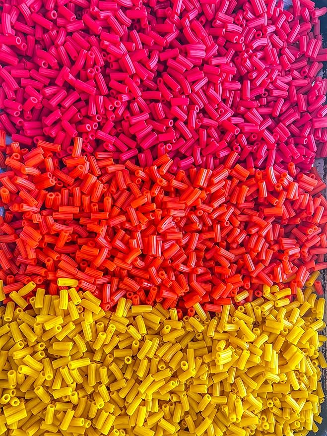 2 Cups of Rainbow Pasta Sensory Bin Filler for Sensory Table -