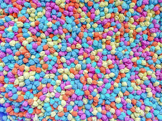 Colored Chickpeas for Sensory Play and Sensory Bins - Many Different Seasonal Colors (2 Cups, Summer 2)