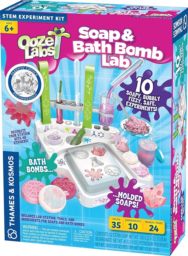 Thames Kosmos Ooze Labs: Soap Bath Bomb OPEN BOX