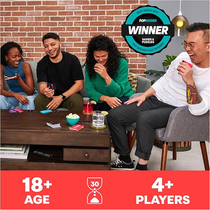 Spin Master Games, Tell Me Without Telling Me, The Viral Hit Adult Card Game, Bachelorette Party Activity, Meme Party Game, 2-10 Players, for Ages 18 & Up
