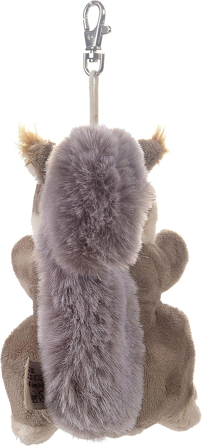 Dilly dudu Squirrel Stuffed Animal Plush keychain 4-Inch